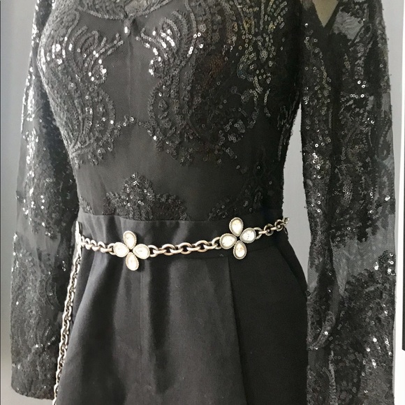 BNWT  🌺🌺 MICHEAL KORS sequin jumpsuit size 4 🌺🌺 - Picture 6 of 11